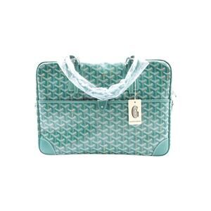 Goyard Goyardine Ambassade Briefcase In Green